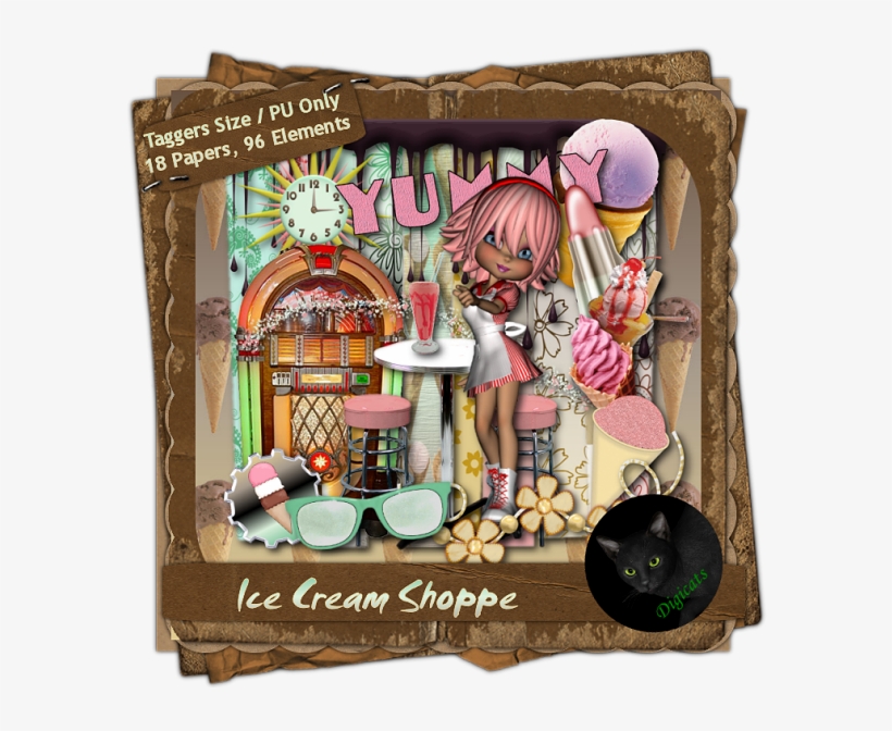 Ice Cream Shoppe - Girl, transparent png download