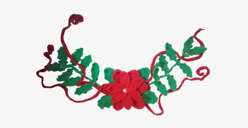 Christmas Garland Pattern By Silvia Fernandez Benitez - Guirnalda Navidad Png, transparent png download