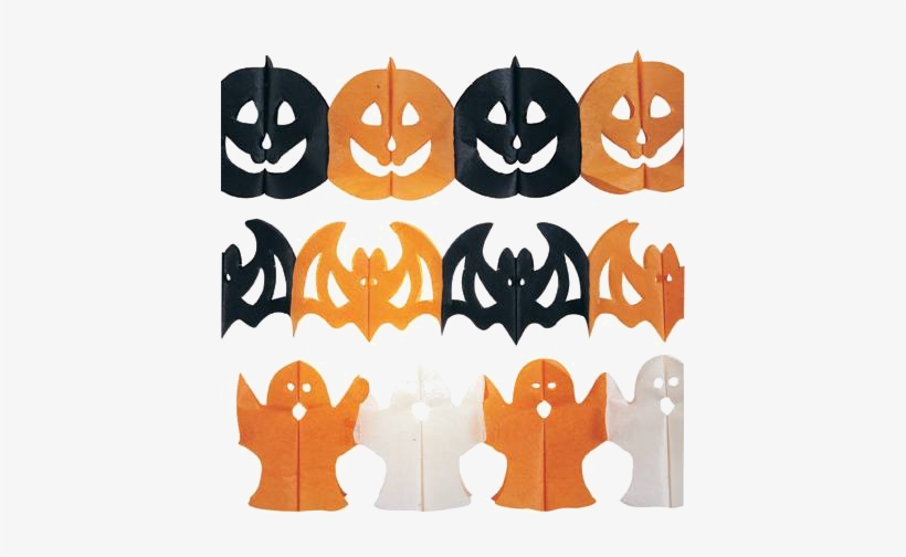 Cómo Hacer Guirnaldas Y Banderines Para Halloween Realizando - Halloween Bat, transparent png download