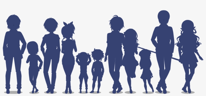 All Dolls Shadow - Family Shadow Png, transparent png download