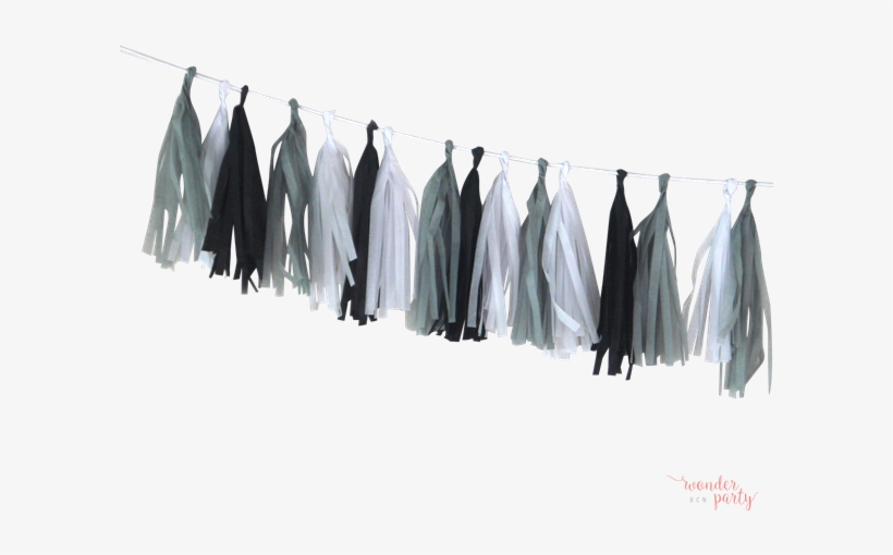 Guirnalda Tassel Flecos De Papel De Seda Dark - Diy Tassel Garland: Hip, transparent png download