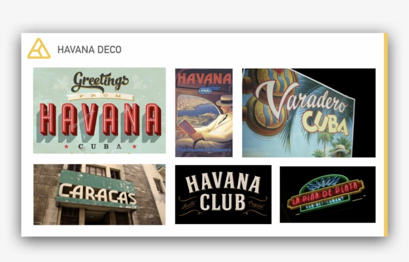 Havana Deco Logo Shadow - Art Print: Callahan's Vintage Touristic Greeting Card,, transparent png download