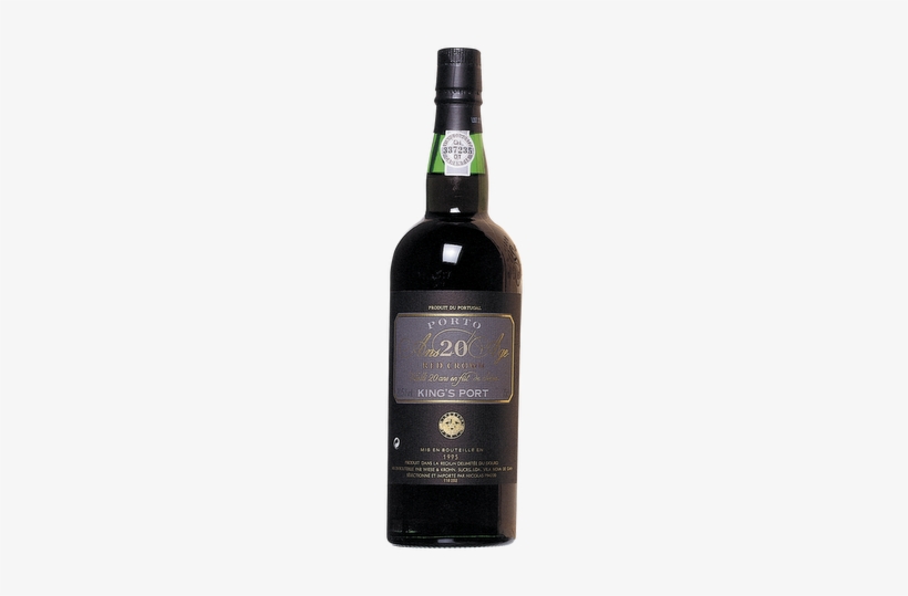 Porto King's Port 20 Years Old Red Crown - Port Wine, transparent png download