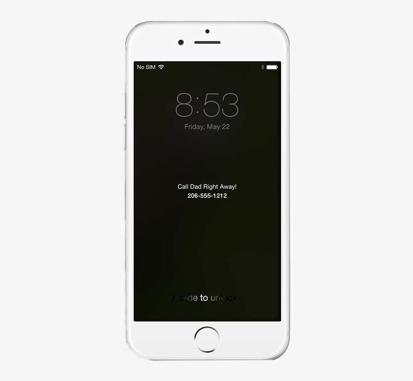 A Parent Can Lock A Child's Phone So The Only Action - Monday Blues Push Notification, transparent png download