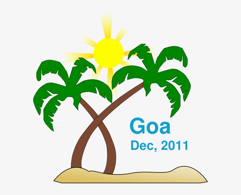 3drose Dpp 181083 2 Image Of Cartoon Palm Trees Sun, transparent png download