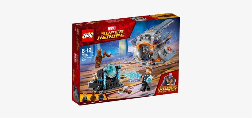 Thor's Weapon Quest - Lego Infinity War Sets, transparent png download