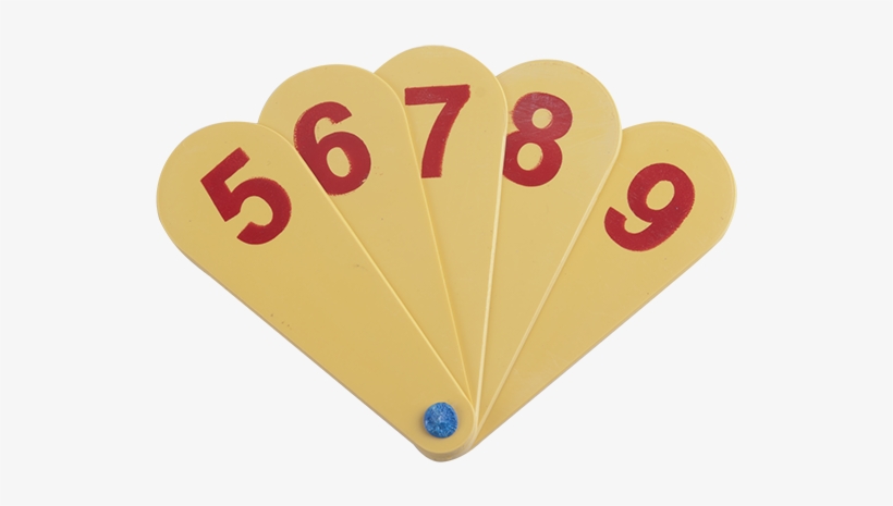 Набор Веер Цифр 1-10 Arnika - Heart, transparent png download
