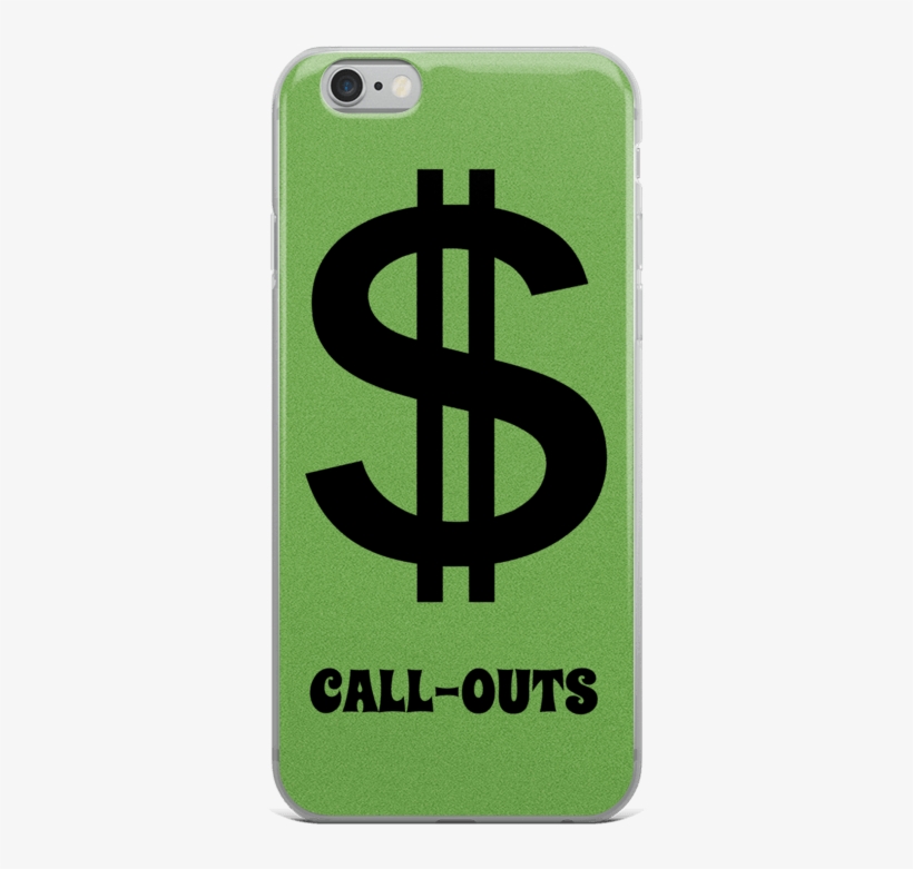 Money Call-outs Iphone Case - Iphone, transparent png download