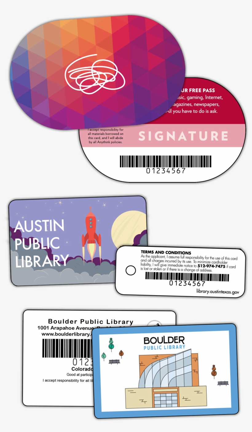 Library Cards - Anythink, transparent png download