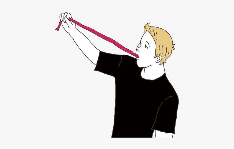 Pulling Something From Mouth Dream - Illustration, transparent png download