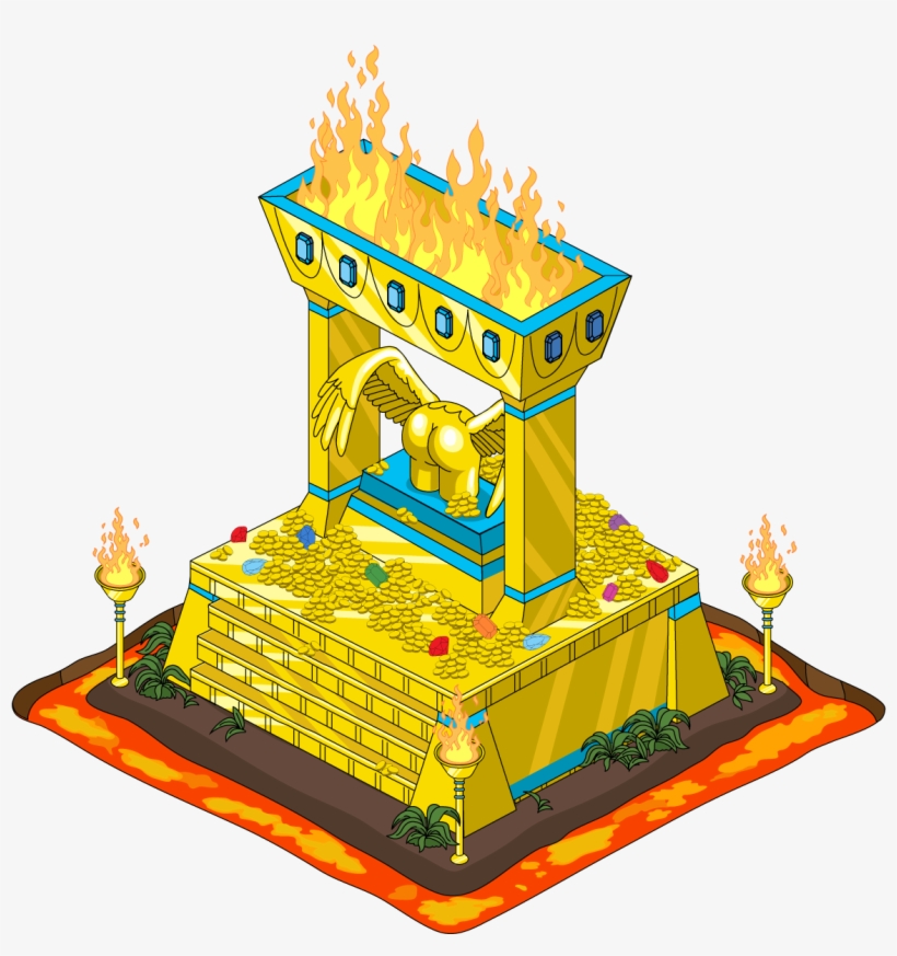 Building Large Magma Shrine - Thirdstage, transparent png download