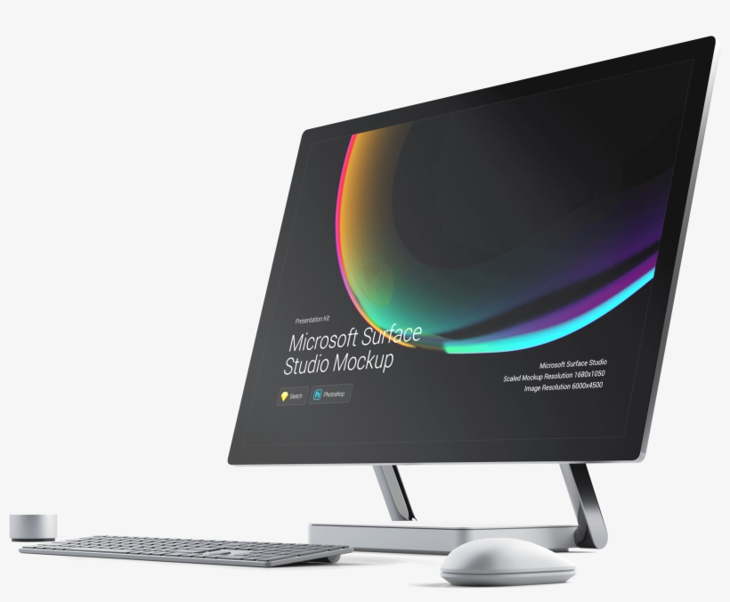 Mockups Bundle For Microsoft Surface Studio, Samsung - Surface Studio, transparent png download