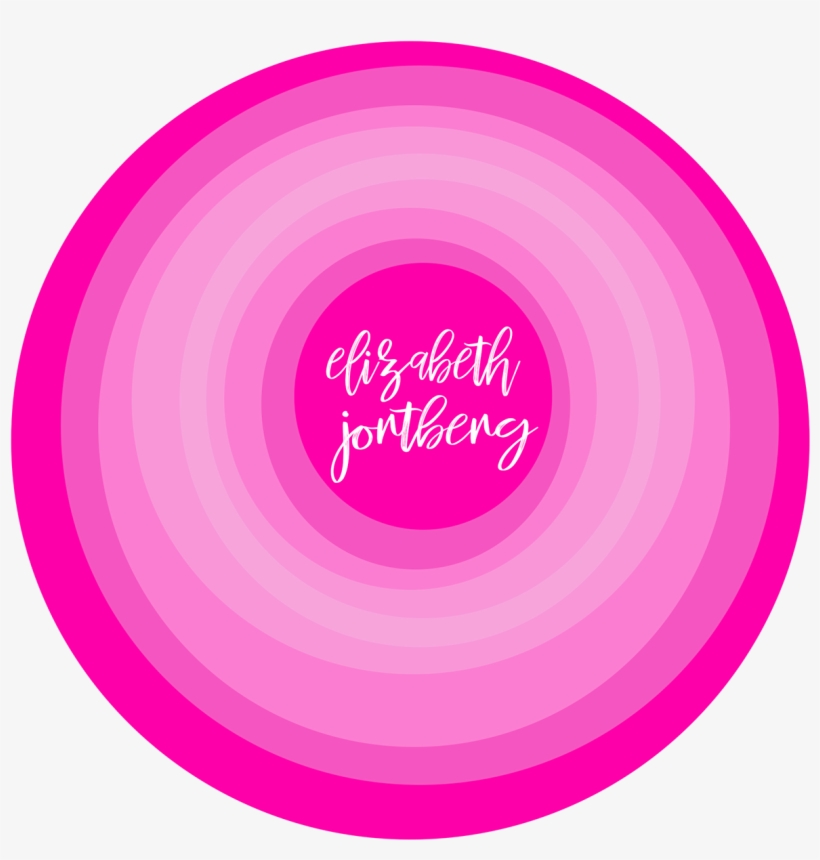 Off Center Fade Circle Personal Logo Pink - Feuerwehr, transparent png download