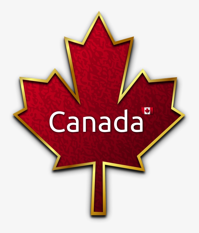 How To Set Use Maple Leaf 5 Icon Png - Red And Gold Canada Maple Leaf Round Ornament, transparent png download