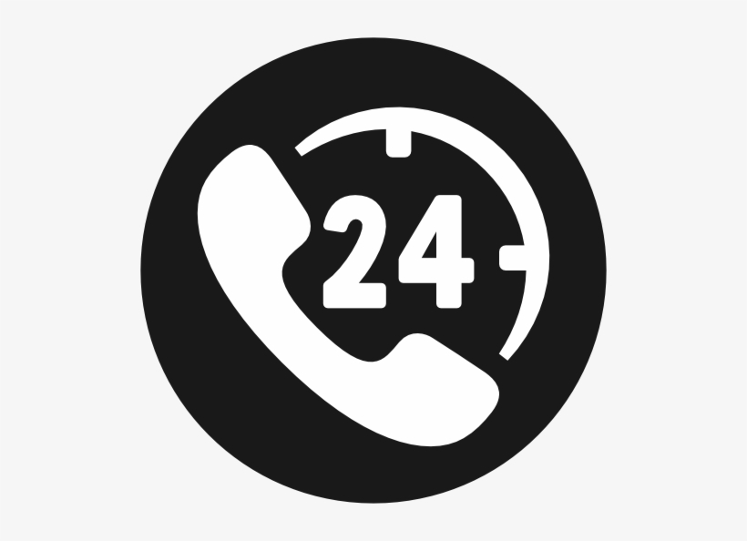 24 Hour Locksmith - 24 Hour Icon White Png, transparent png download