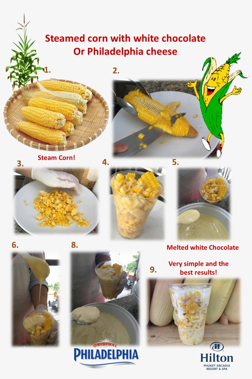 Steam Corn Menu - Fast Food, transparent png download