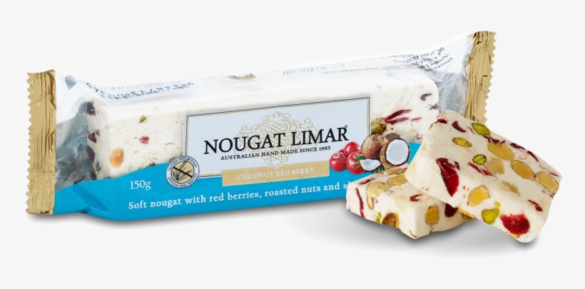 Coconut & Red Berries Nougat Half Log, transparent png download