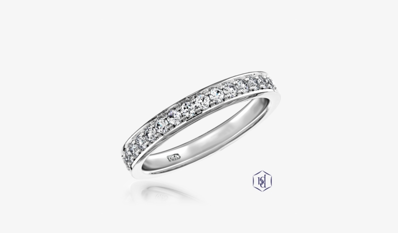 Memoire Classic Wedding Band, - Diamond By Appointment 18ct Rose Gold 0.15ct Brilliant, transparent png download
