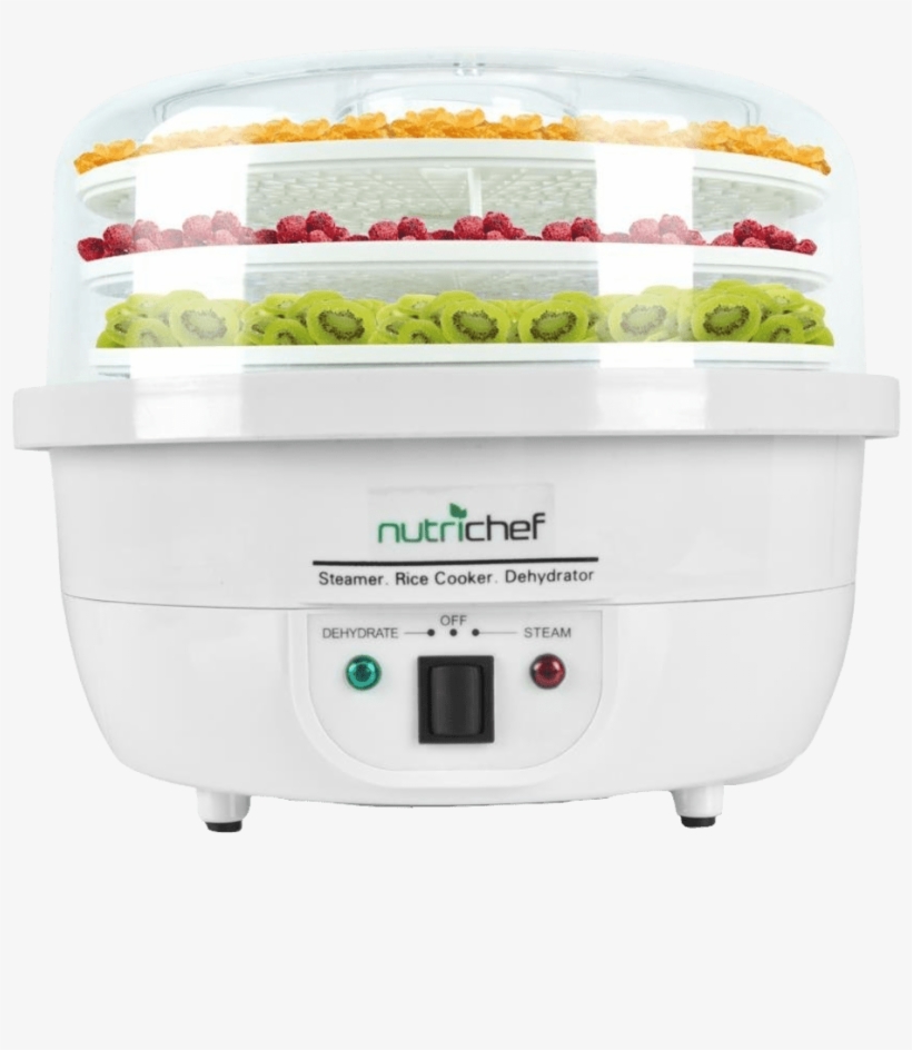 Nutrichef 3-in-1 Dehydrator & Steamer Food Cooker, transparent png download