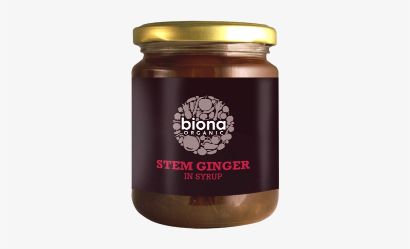 Biona Steam Ginger In Syrup 250g - Biona Organic Green Lentils, transparent png download