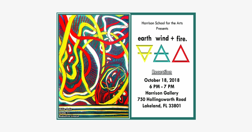 Earth Wind Fire Art Gallery Reception - Graphic Design, transparent png download