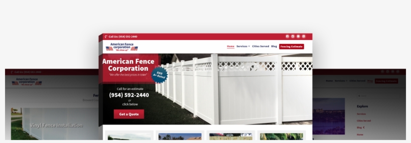American Fence Corporation Banner - Picket Fence, transparent png download