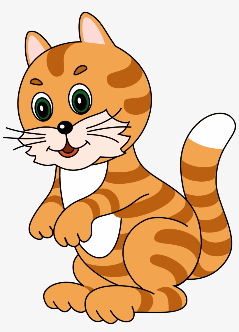 Feline Clipart Barn Cat - Dibujos De Animales Domesticos, transparent png download