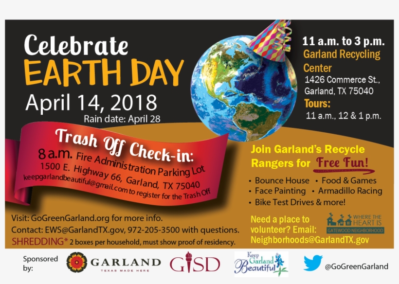 Earth Day - Texas, transparent png download