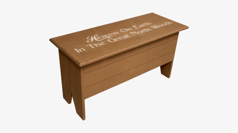Shown In Old Toffee With Optional Lettering From A - Large Storage Bench, transparent png download