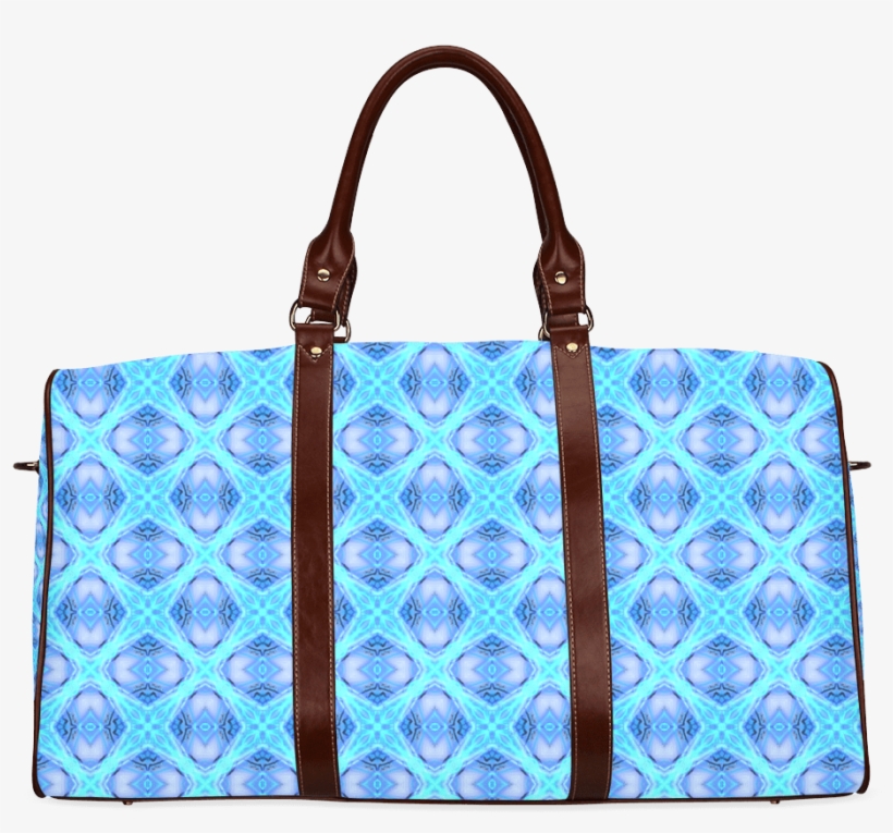 Abstract Circles Arches Lattice Aqua Blue Waterproof - Harry Potter Duffle Bag, transparent png download