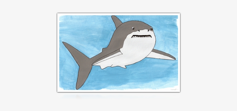And He Turned Around To See A Big Shark In The Shallows - England, transparent png download