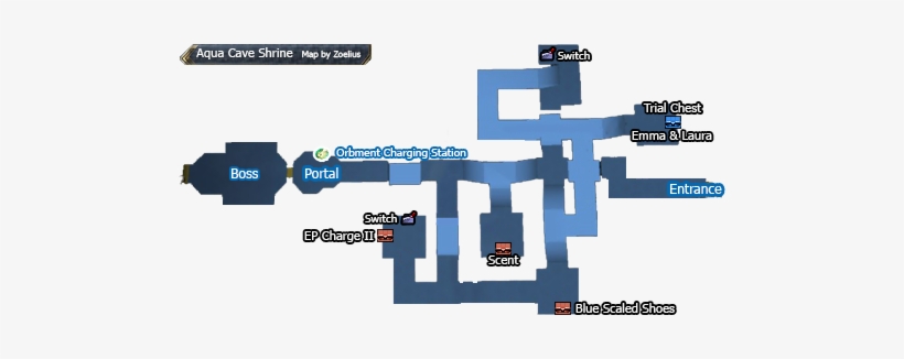 Trails Of Cold Steel Ii Aqua Shrine - Trails Of Cold Steel Aqua Shrine Map, transparent png download