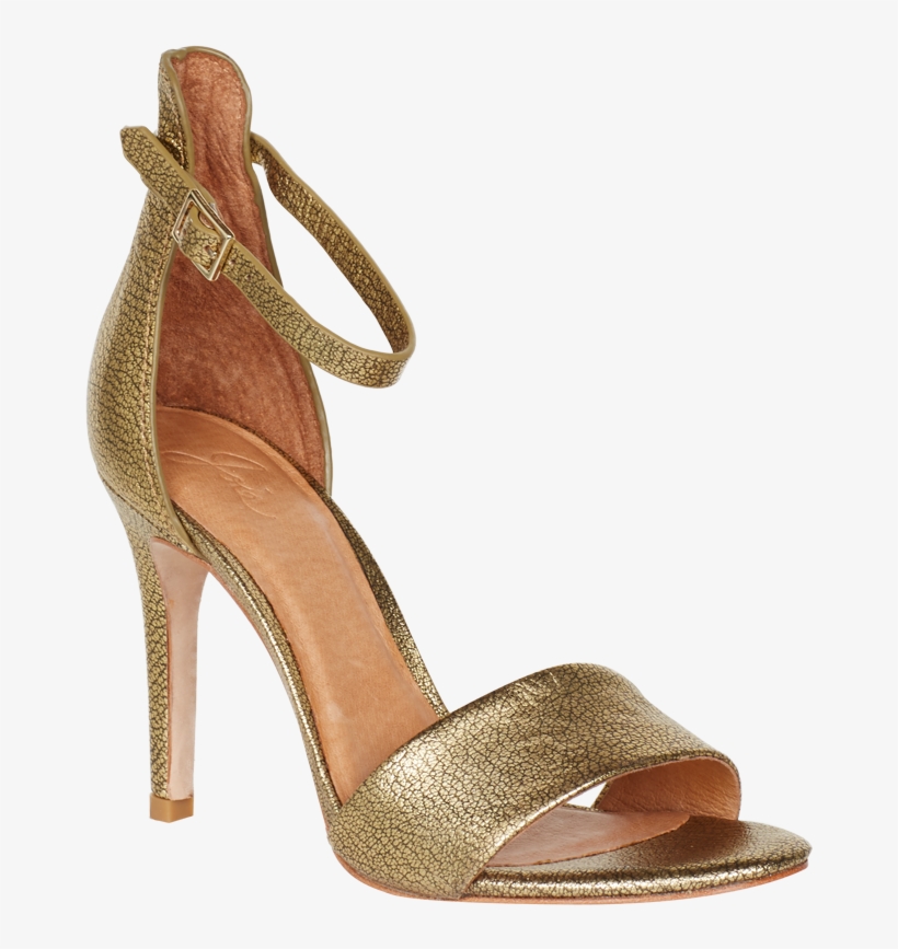 Joie Gold Heels 20% Off With Code Joiefriends - High-heeled Shoe, transparent png download