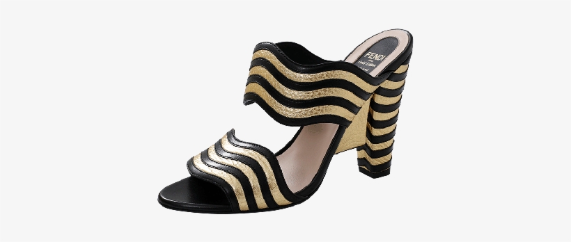 Gold Wave Heel Heel With, Marissa Collections - Basic Pump, transparent png download