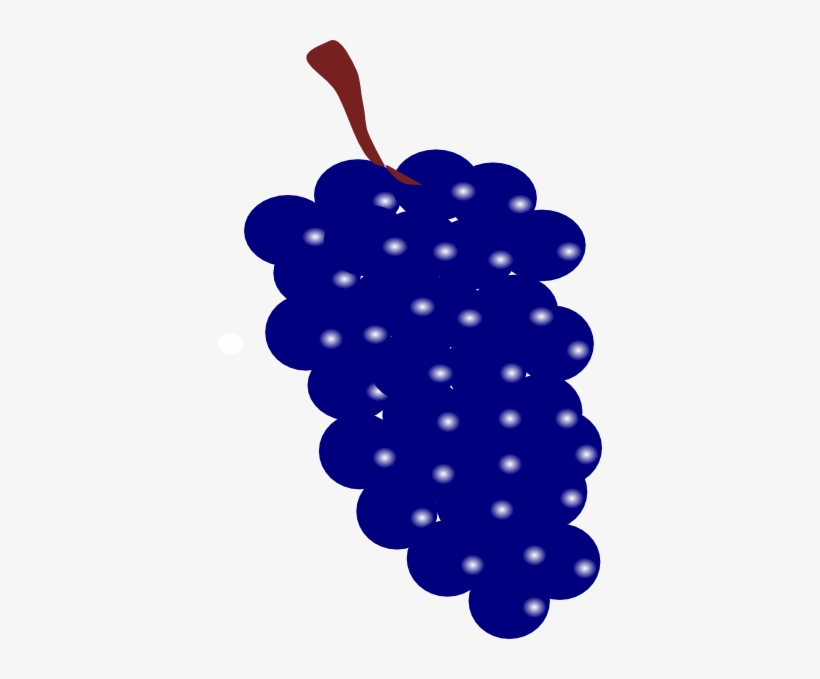 How To Set Use Grapes Blue Svg Vector - Small Grape Clip Art, transparent png download