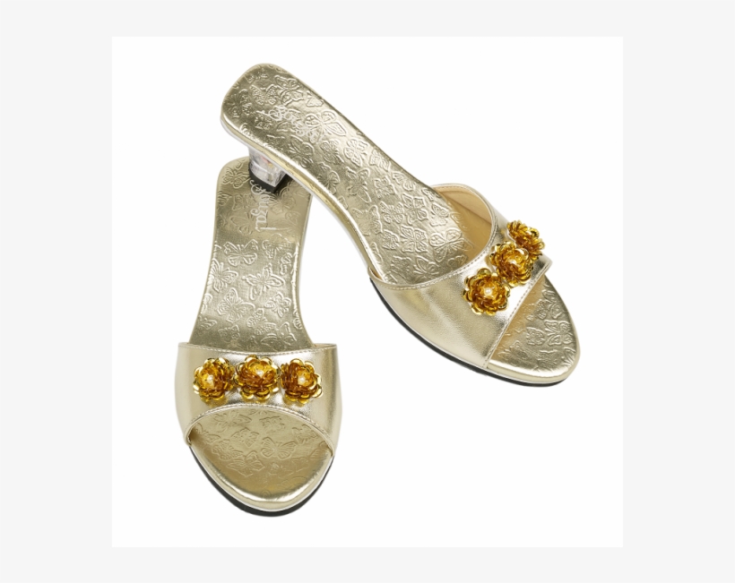Mariposa Slipper High Heel, Gold - Shoe, transparent png download