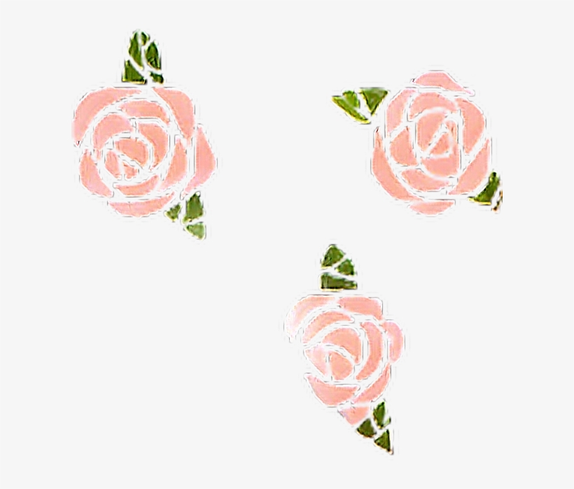 Roses Rosestencil Stencil Pinkrose Roosestamps Stamps - Garden Roses, transparent png download