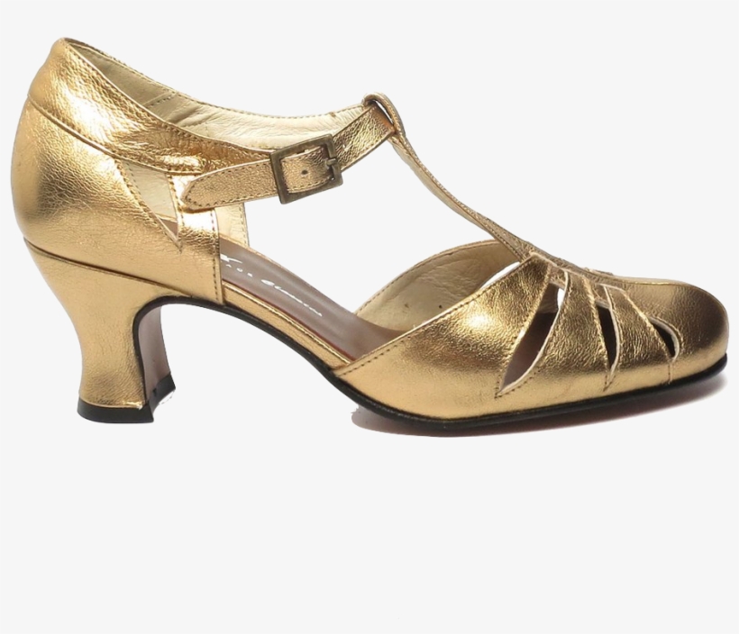 Gold Vintage Shoes, transparent png download