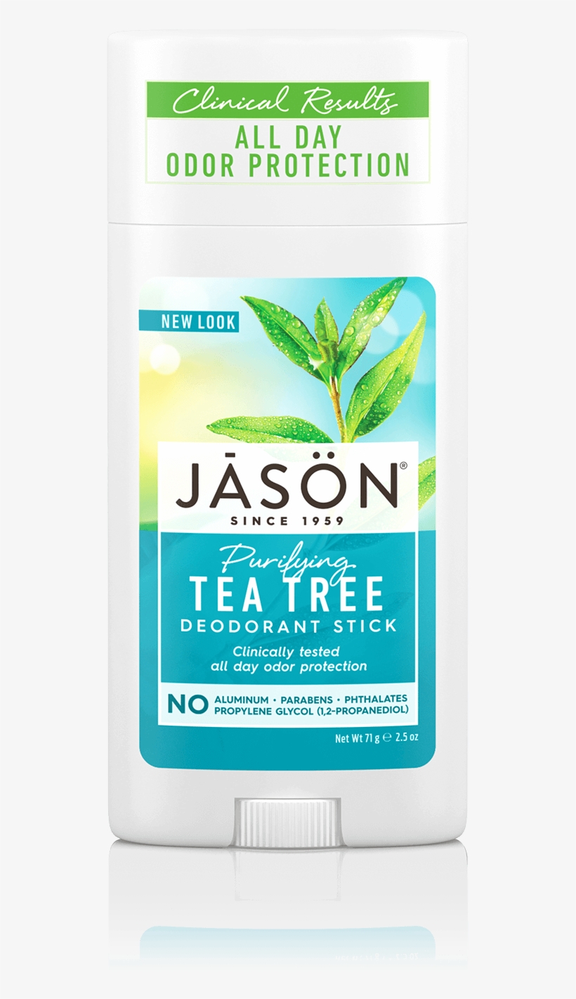 Jason Purifying Tea Tree Deodorant Stick, - Jason Deodorant, transparent png download