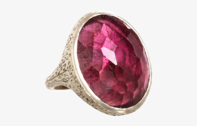Anaconda Pink Tourmaline Life Tree Ring - Ring, transparent png download