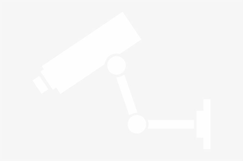 Security Camera White Clip Art At Clker - Security Camera Black And White, transparent png download