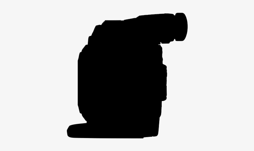Digital Cinema Camera Small - Silhouette, transparent png download
