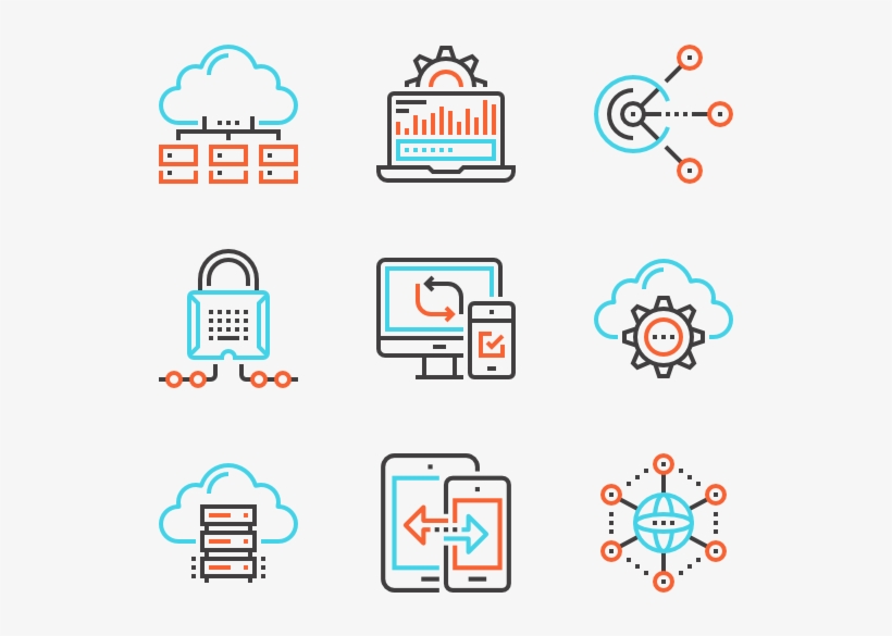 Network And Cloud Computing - Computer, transparent png download