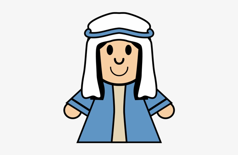 28 Collection Of Mary Clipart Png - Mary Nativity Clip Art, transparent png download