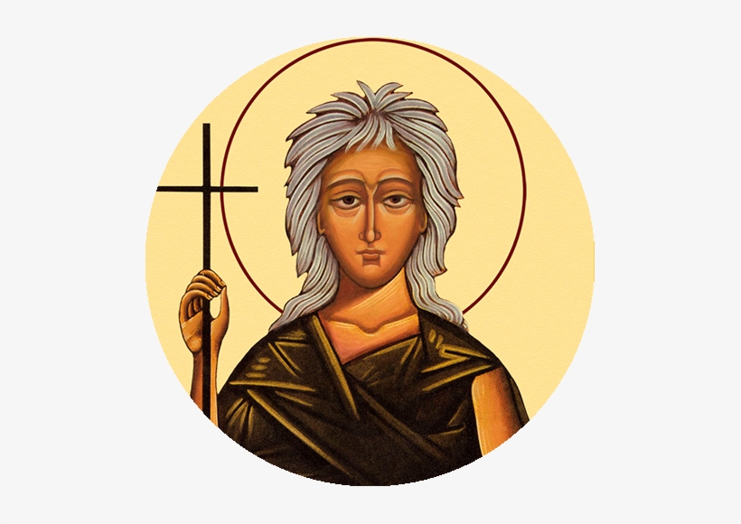 Mary Of Egypt - Orthodox St Mary Of Egypt Icon, transparent png download