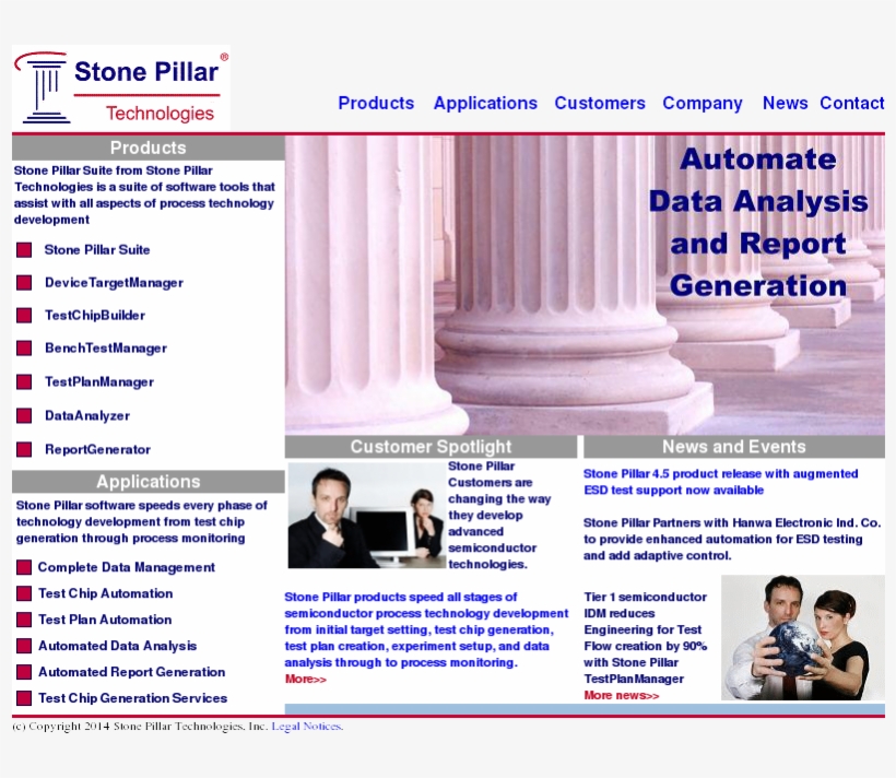 Stone Pillar Technologies Competitors, Revenue And - Website, transparent png download