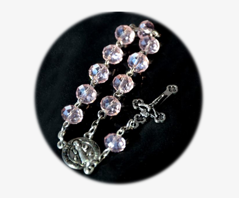 Rosary Charm Prayer Beads With Cross And Virgin Mary - Rosary, transparent png download