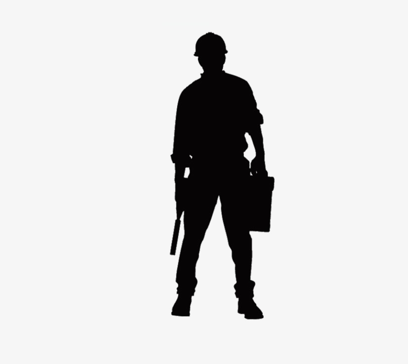 Men Silhouette Png Clipart - Men Silhouette Png, transparent png download