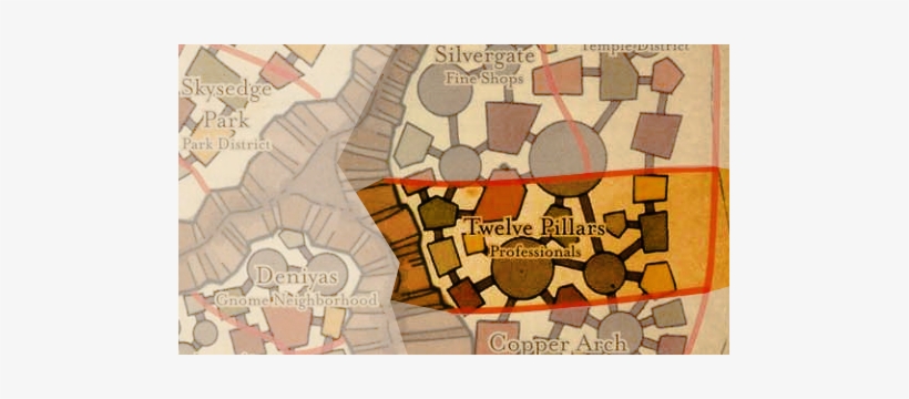 Sharn - District - - - Twelve - Pillars - Atlas, transparent png download