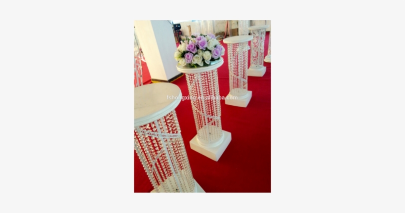 Wedding Decor Roman Pillar Or Flower Stand Leadroad - Wedding, transparent png download